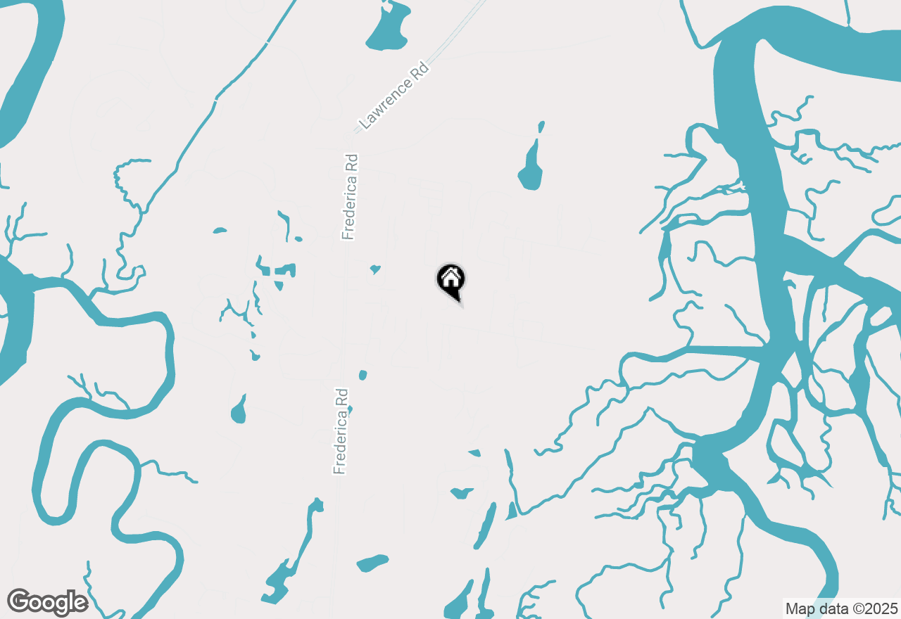 Map of 606 Lake View Cottages Drive, St Simons Island, GA 31522