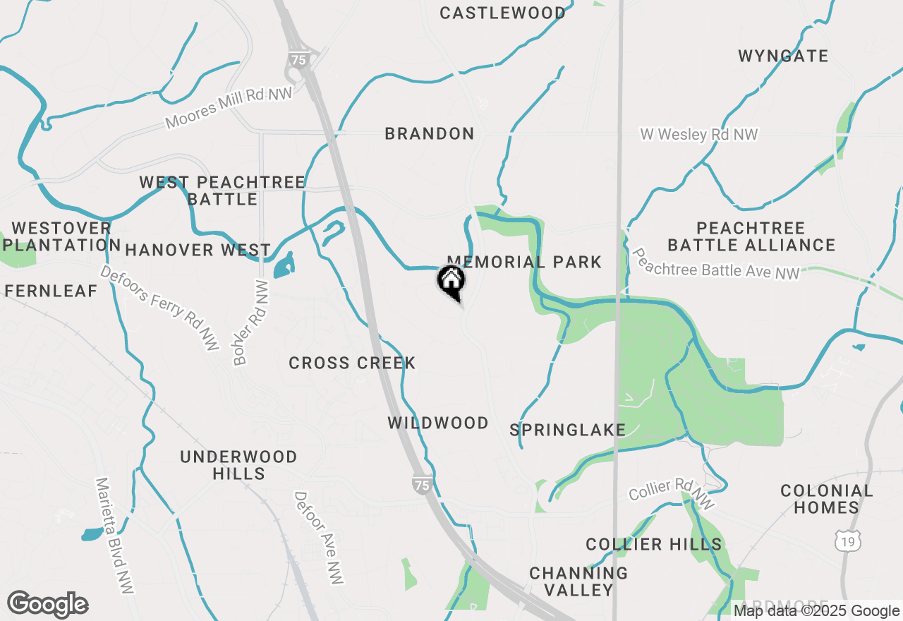 Map of 903 Dean Drive Nw, Atlanta, GA 30318