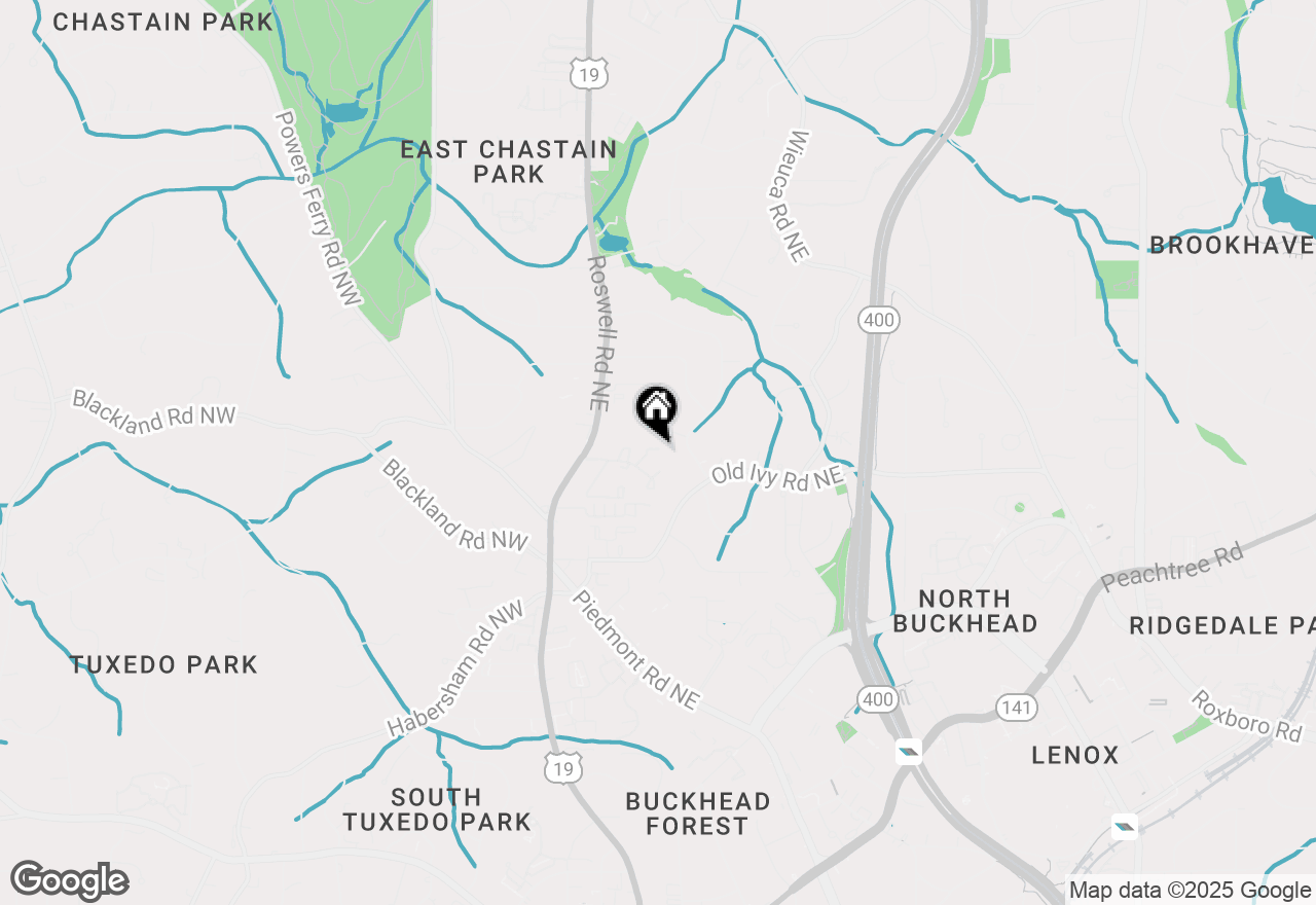 Map of 46 Ivy Ridge Ne, Atlanta, GA 30342