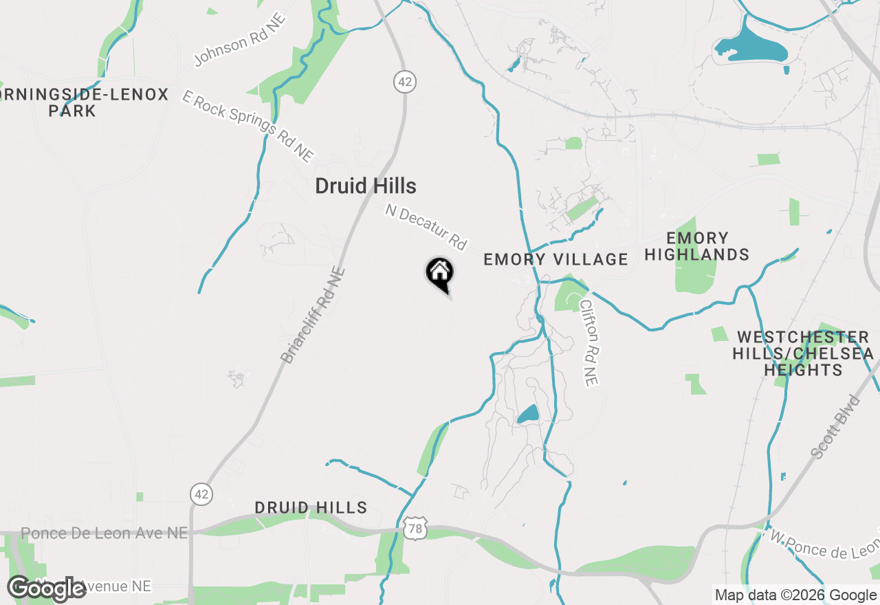 Map of 1153 Oakdale Road Ne, Atlanta, GA 30307