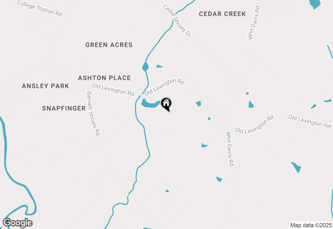 Map of 440 Wood Lane, Athens, GA 30605