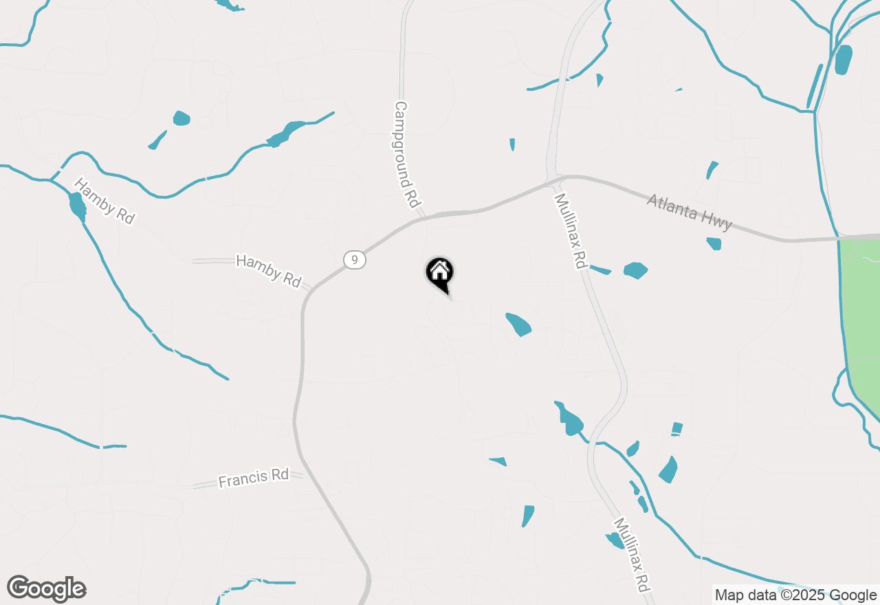 Map of 1385 Hampton Oaks Drive, Alpharetta, GA 30004