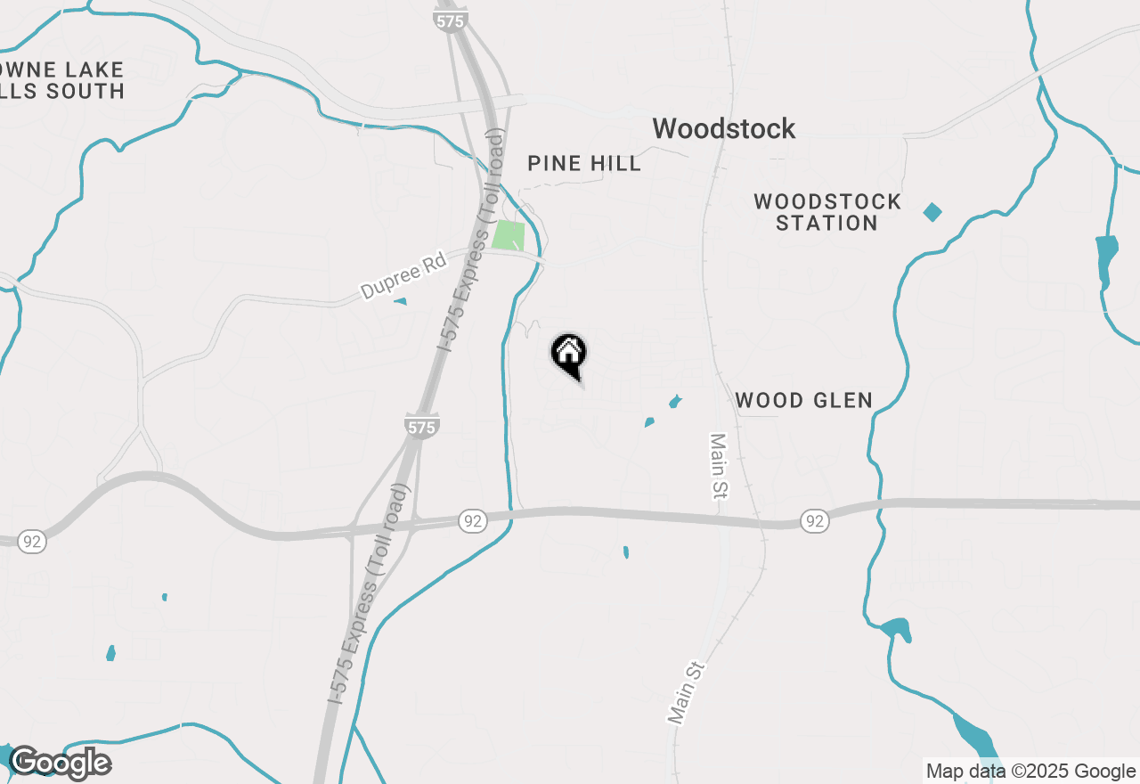Map of 3003 Clayton Street, Woodstock, GA 30188