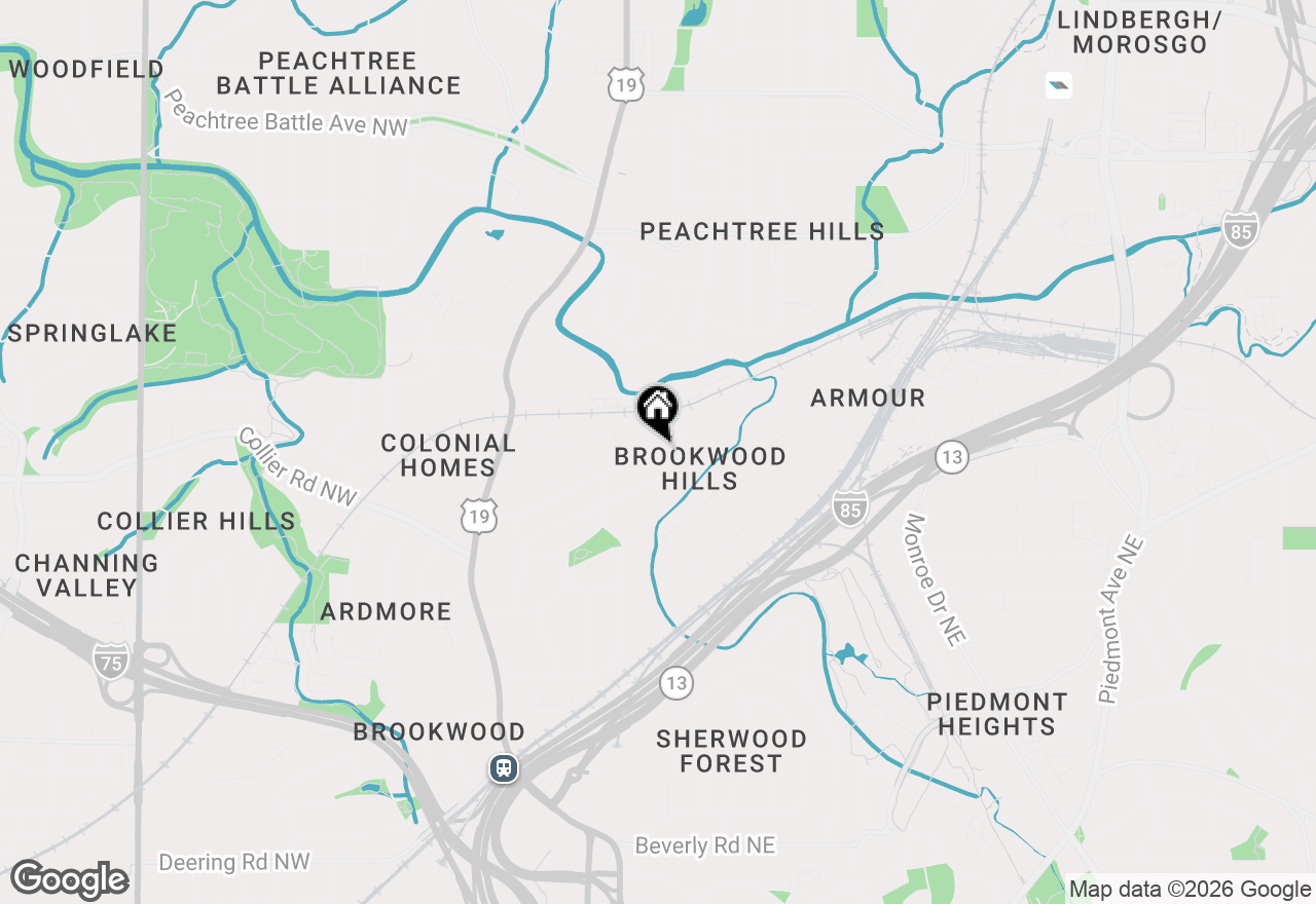 Map of 223 Brighton Road Ne, Atlanta, GA 30309