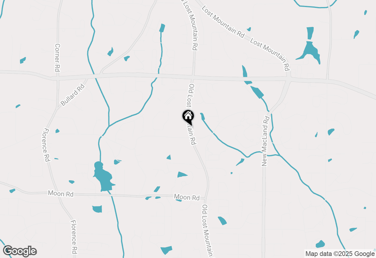 Map of 2356 Old Lost Mountain Road, Powder Springs, GA 30127