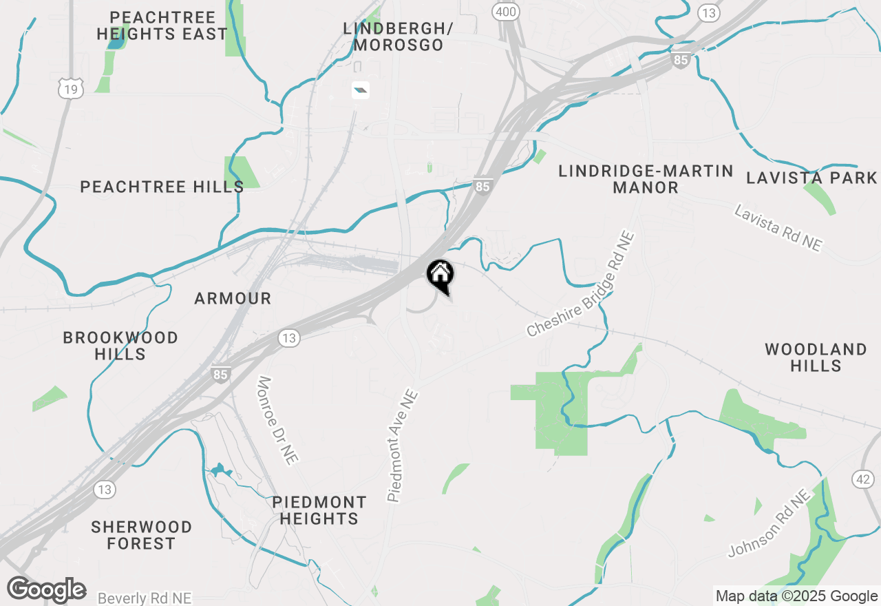 Map of 2196 Niles Place Ne, Atlanta, GA 30324