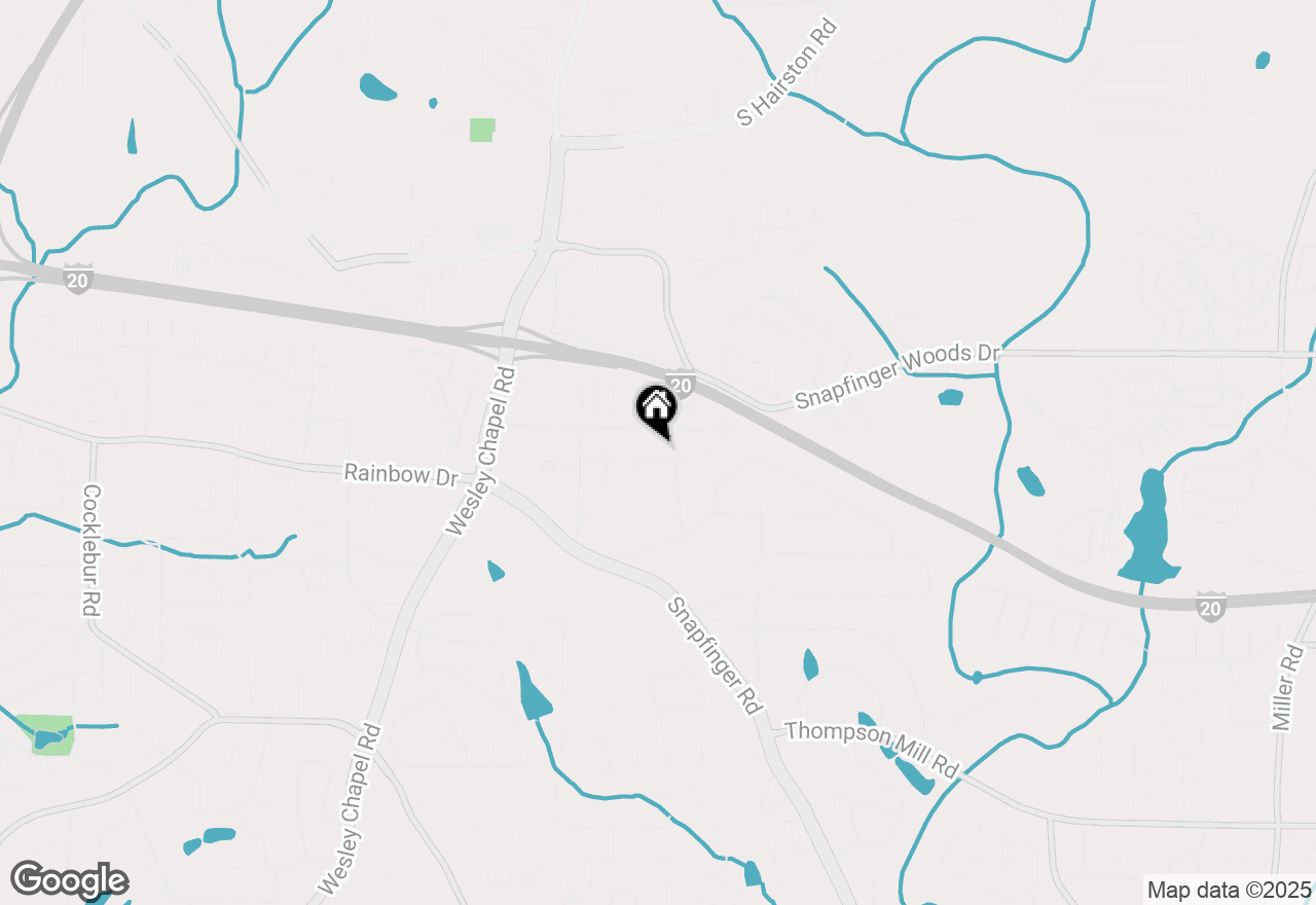 Map of 4360 Pleasant Forest Drive, Decatur, GA 30034