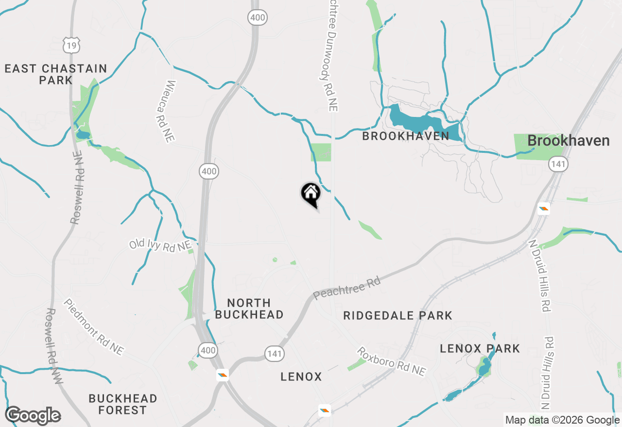 Map of 860 Carlton Ridge Ne, Atlanta, GA 30342