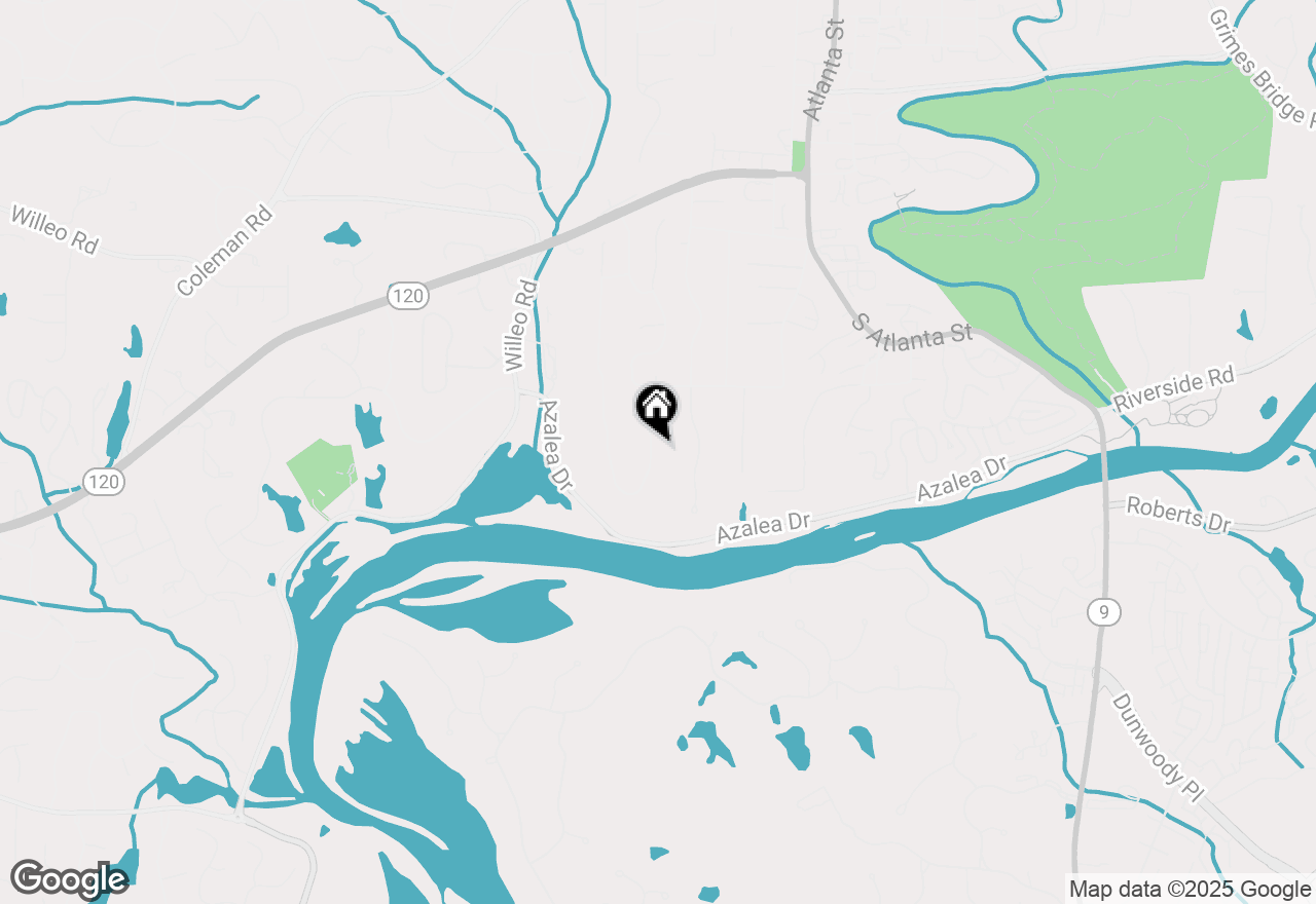 Map of 233 Skyland Drive, Roswell, GA 30075