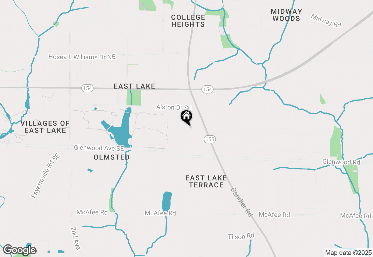 Map of 371 Hooper Street, Atlanta, GA 30317