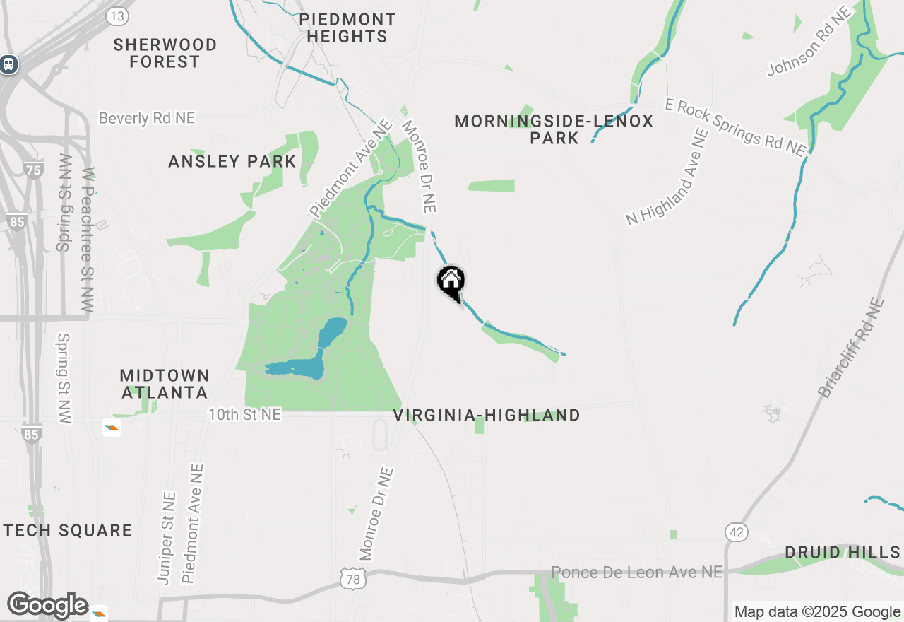 Map of 654 Elkmont Drive Ne, Atlanta, GA 30306