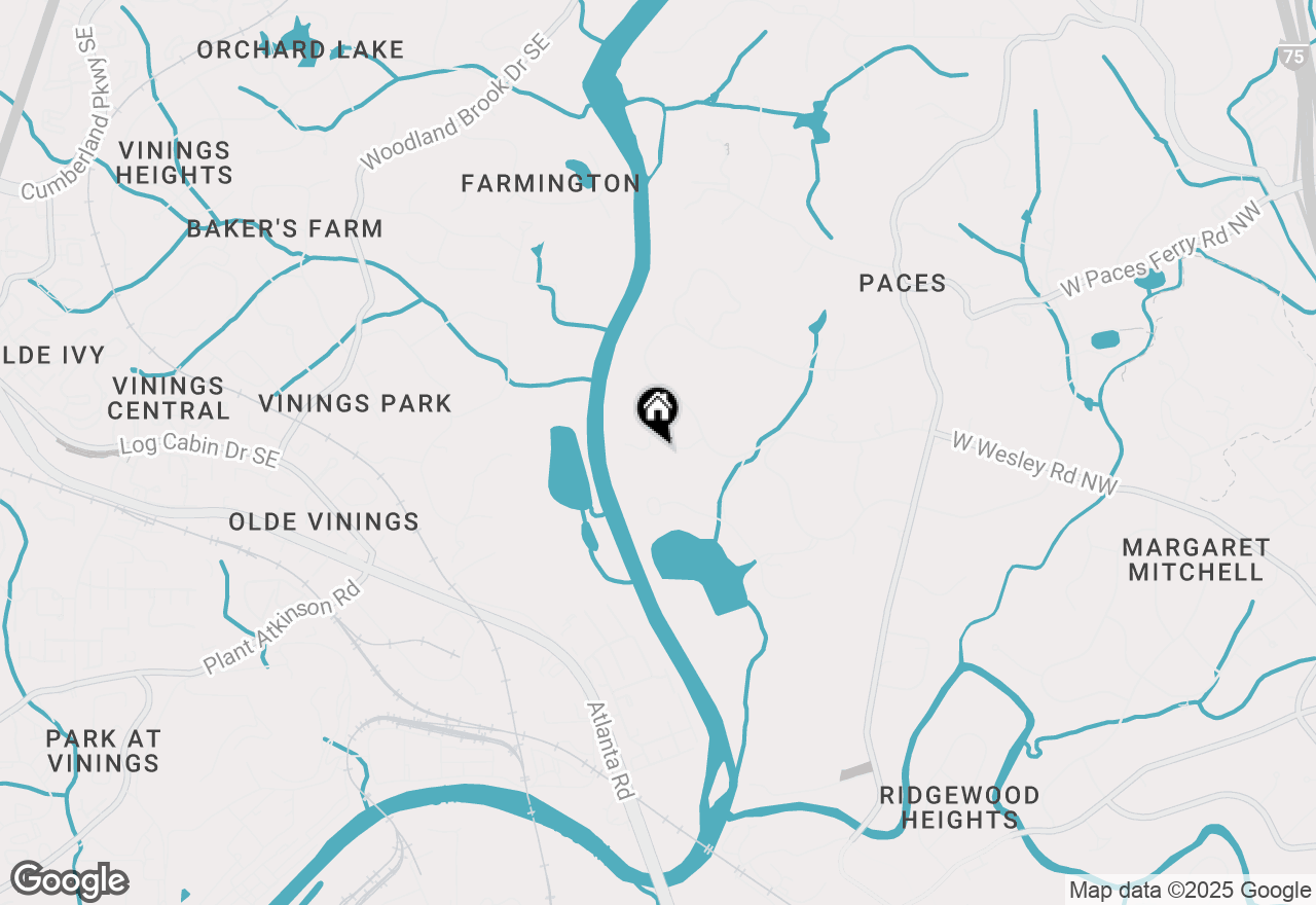 Map of 2100 W Wesley Road, Atlanta, GA 30327
