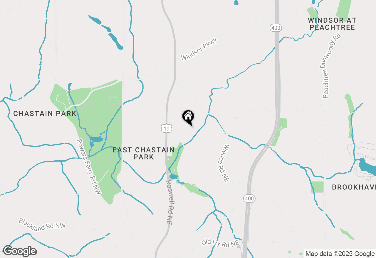 Map of 4260 Rickenbacker Way Ne, Atlanta, GA 30342