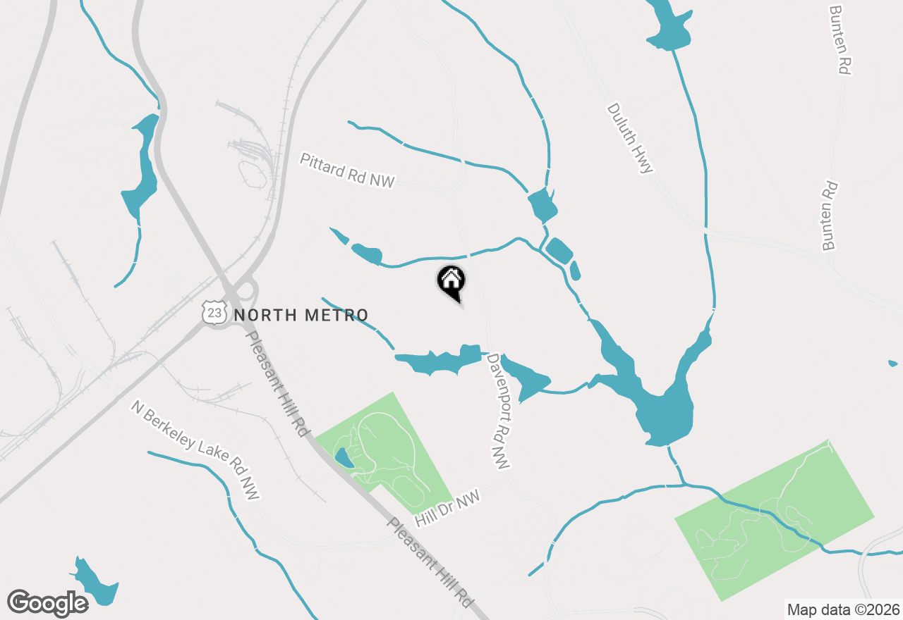 Map of 2882 Creek Drive, Duluth, GA 30096