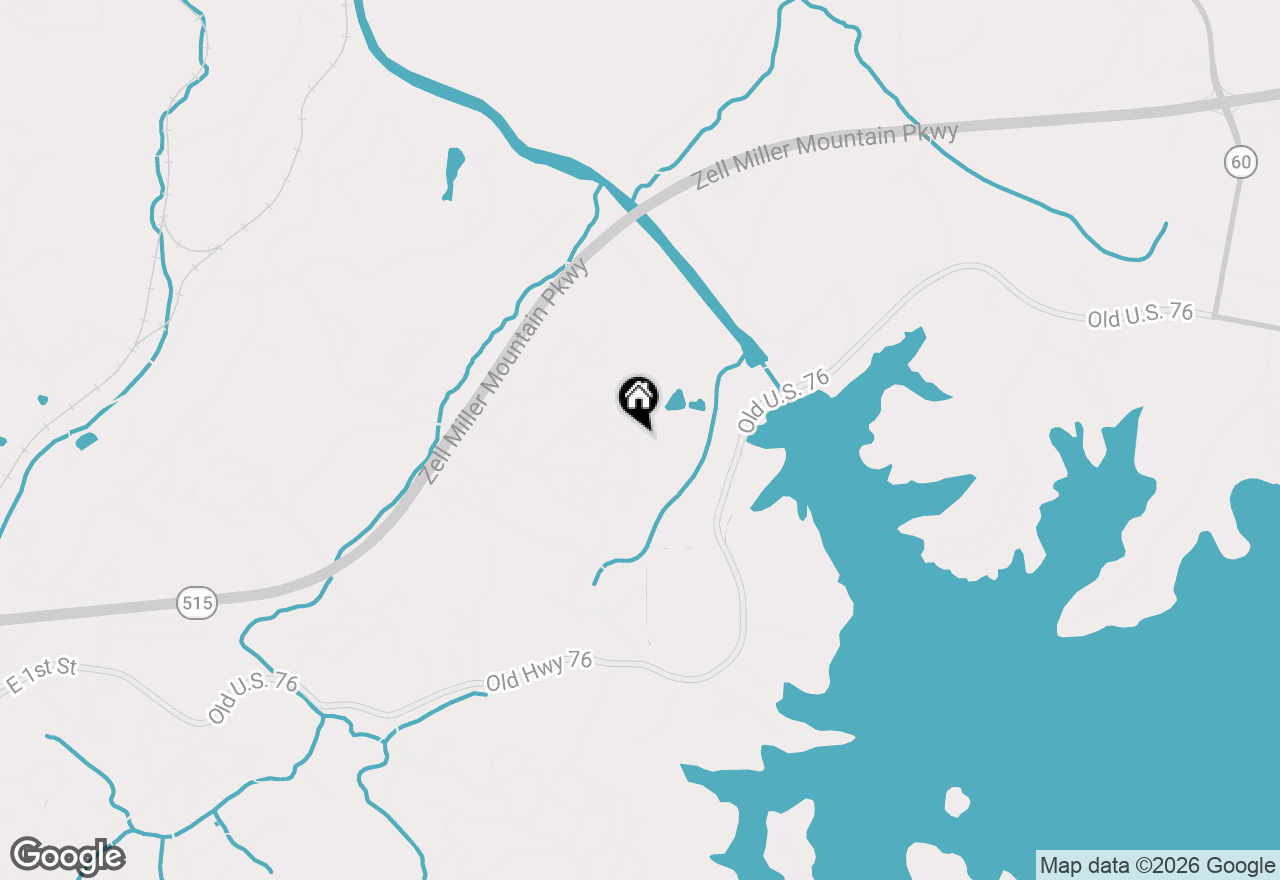 Map of Lot 9 Oakwood Court, Blue Ridge, GA 30513