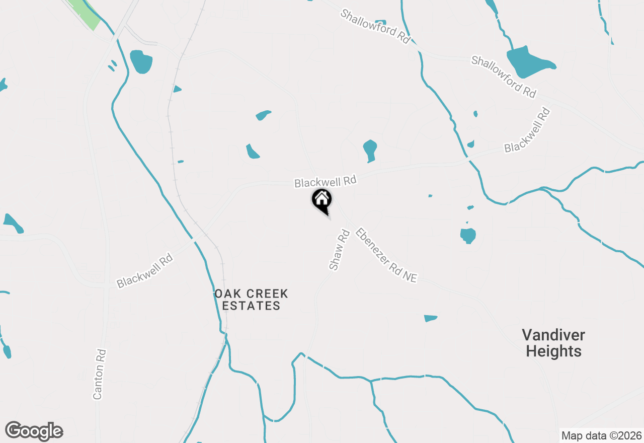 Map of 3560 Ebenezer Court, Marietta, GA 30066