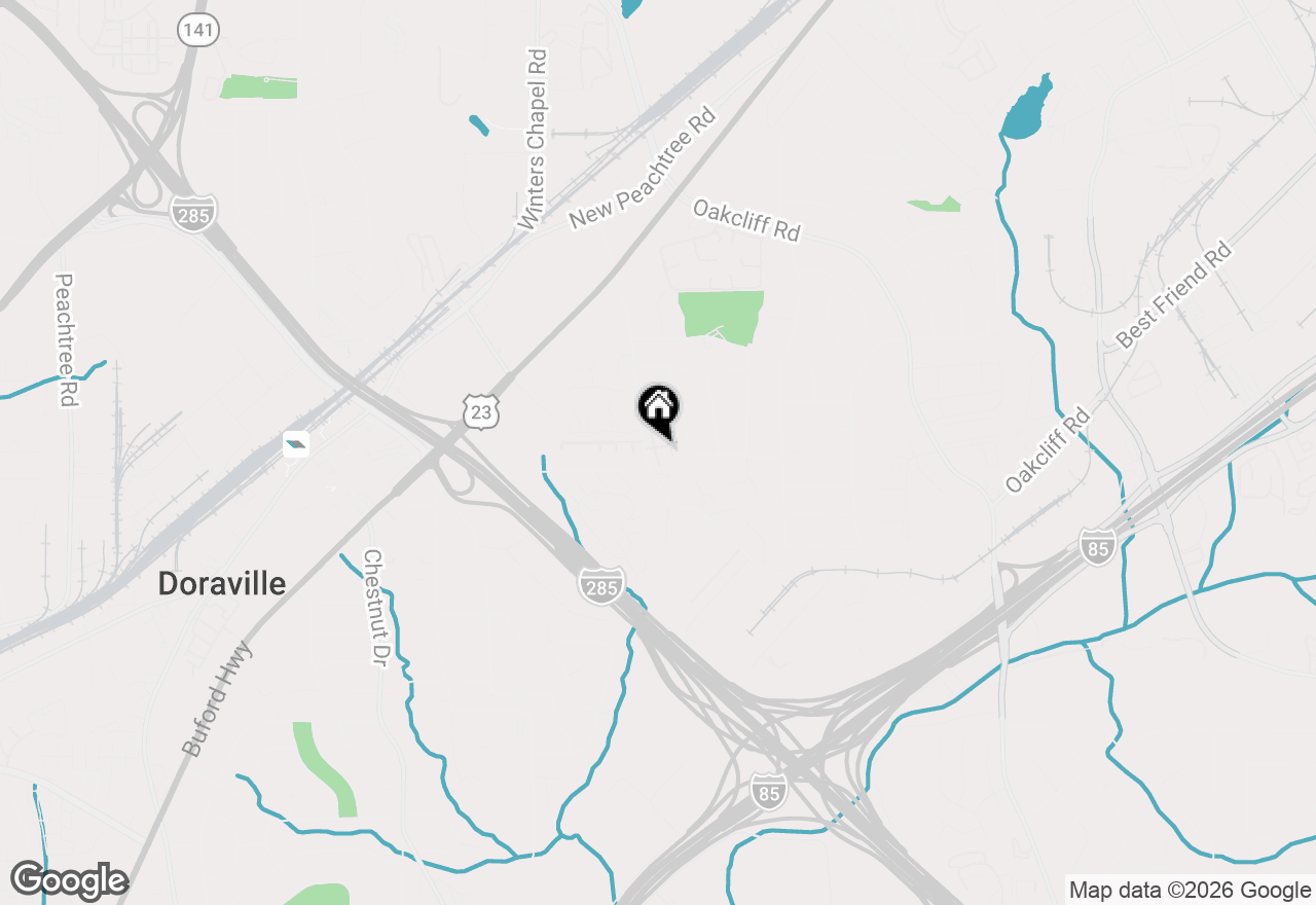 Map of 3765 Oxford Circle, Doraville, GA 30340