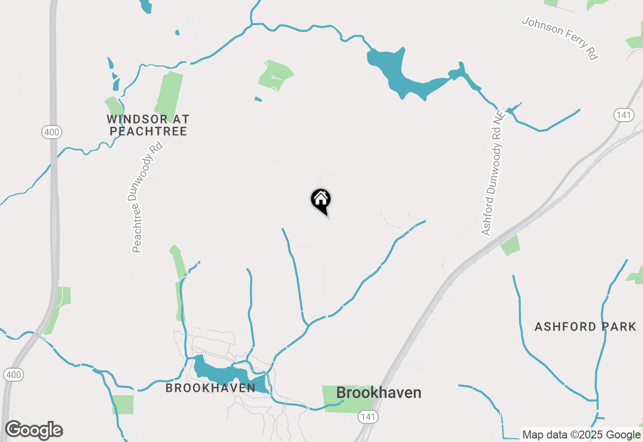 Map of 1147 Haven Brook Place Ne, Brookhaven, GA 30319