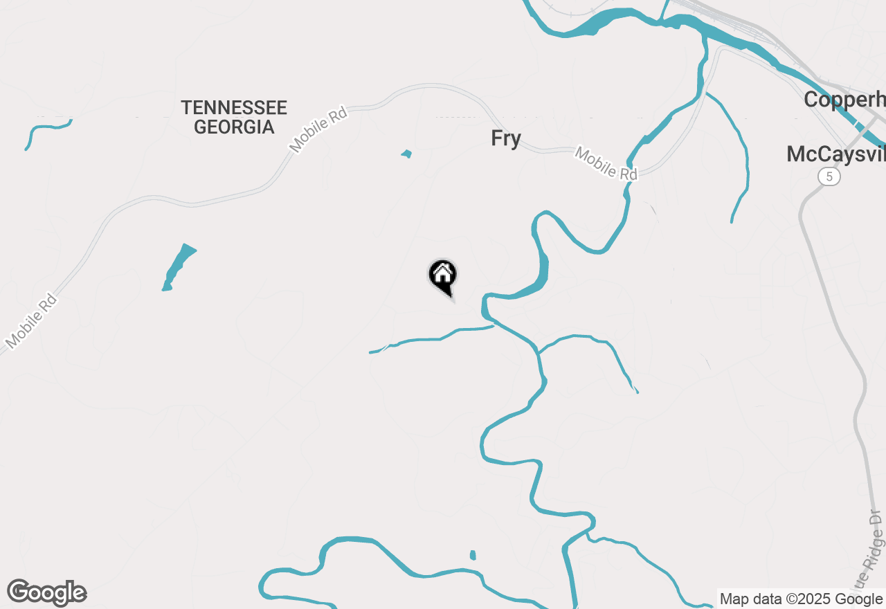 Map of 11,12 Cherokee Lane, Mccaysville, GA 30555