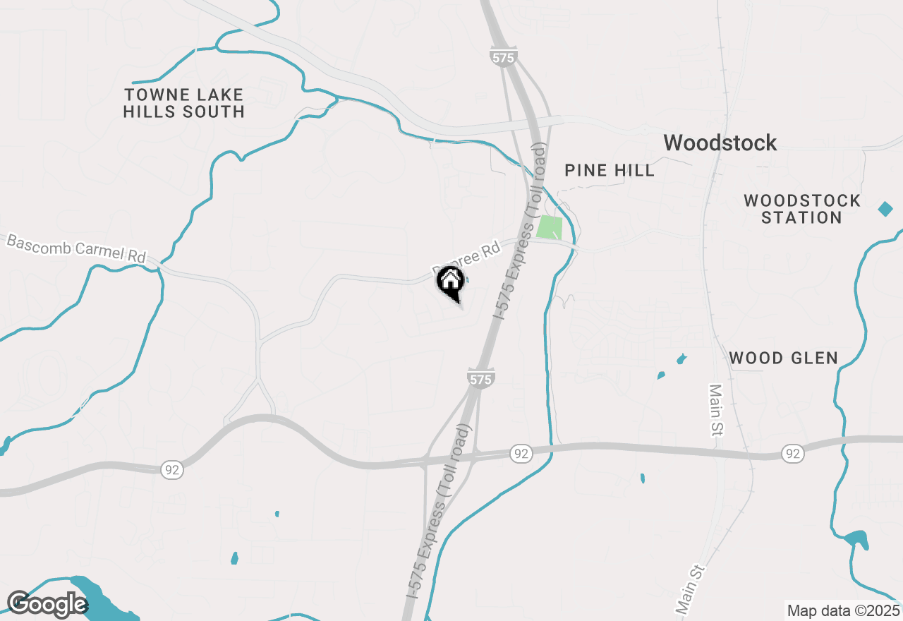 Map of 306 Gray Shingle Ln, Woodstock, GA 30189