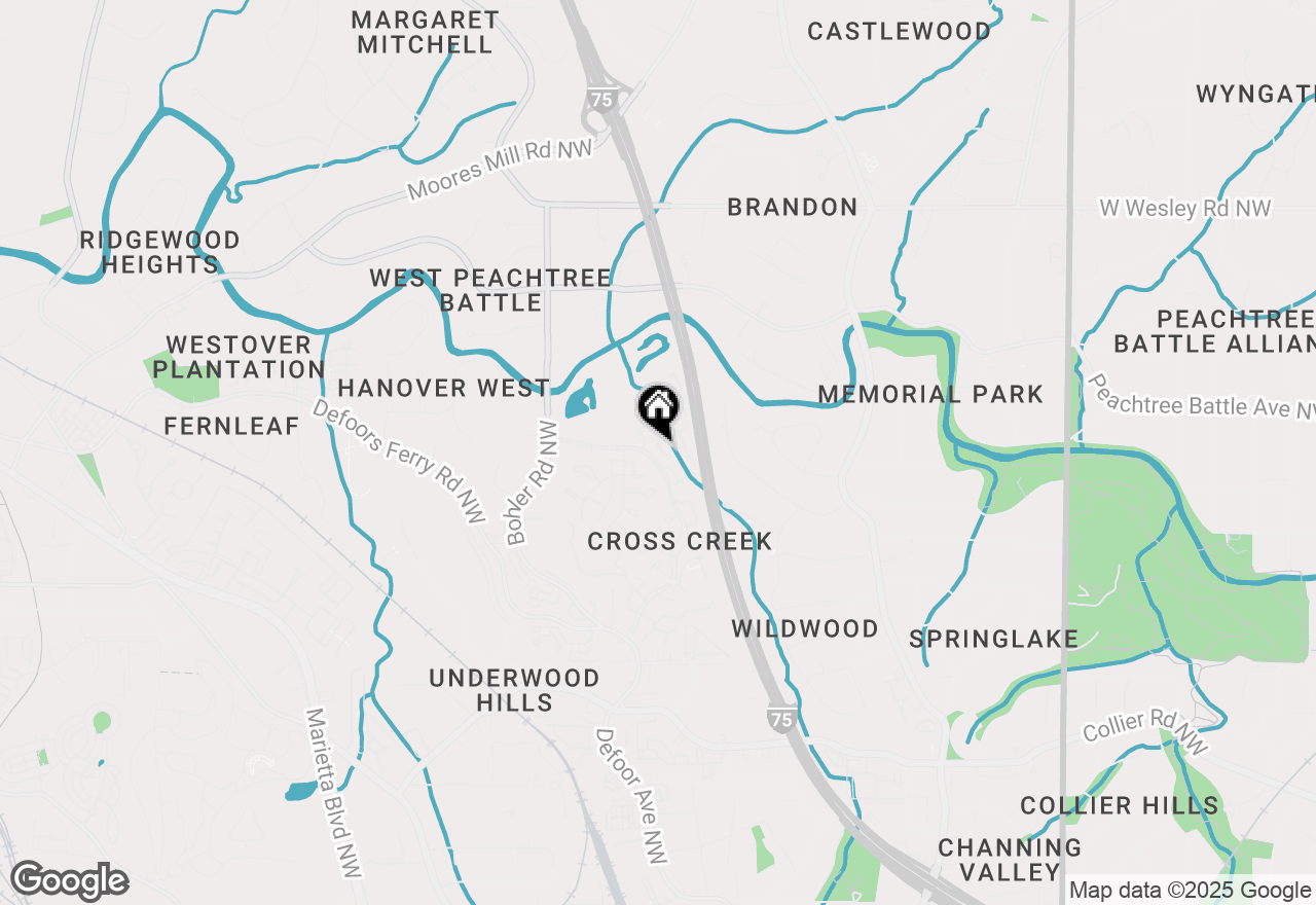 Map of 53 Monet Court Nw, Atlanta, GA 30327