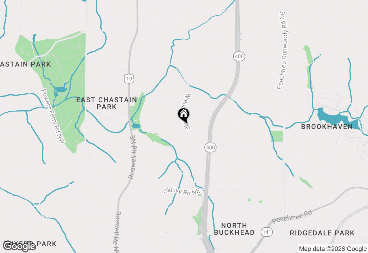 Map of 4027 Stephens Mill Run Ne, Atlanta, GA 30342