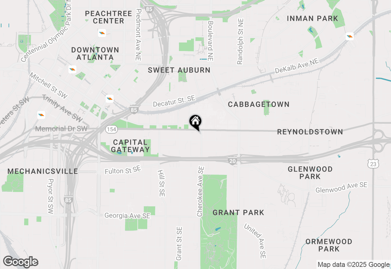 Map of 307 Cherokee Avenue Se #15, Atlanta, GA 30312