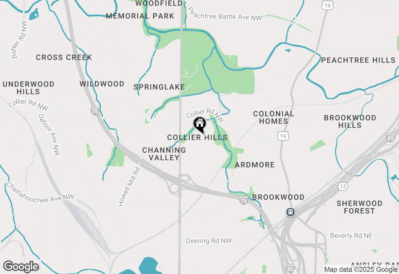 Map of 1922 Greystone Road Nw, Atlanta, GA 30318