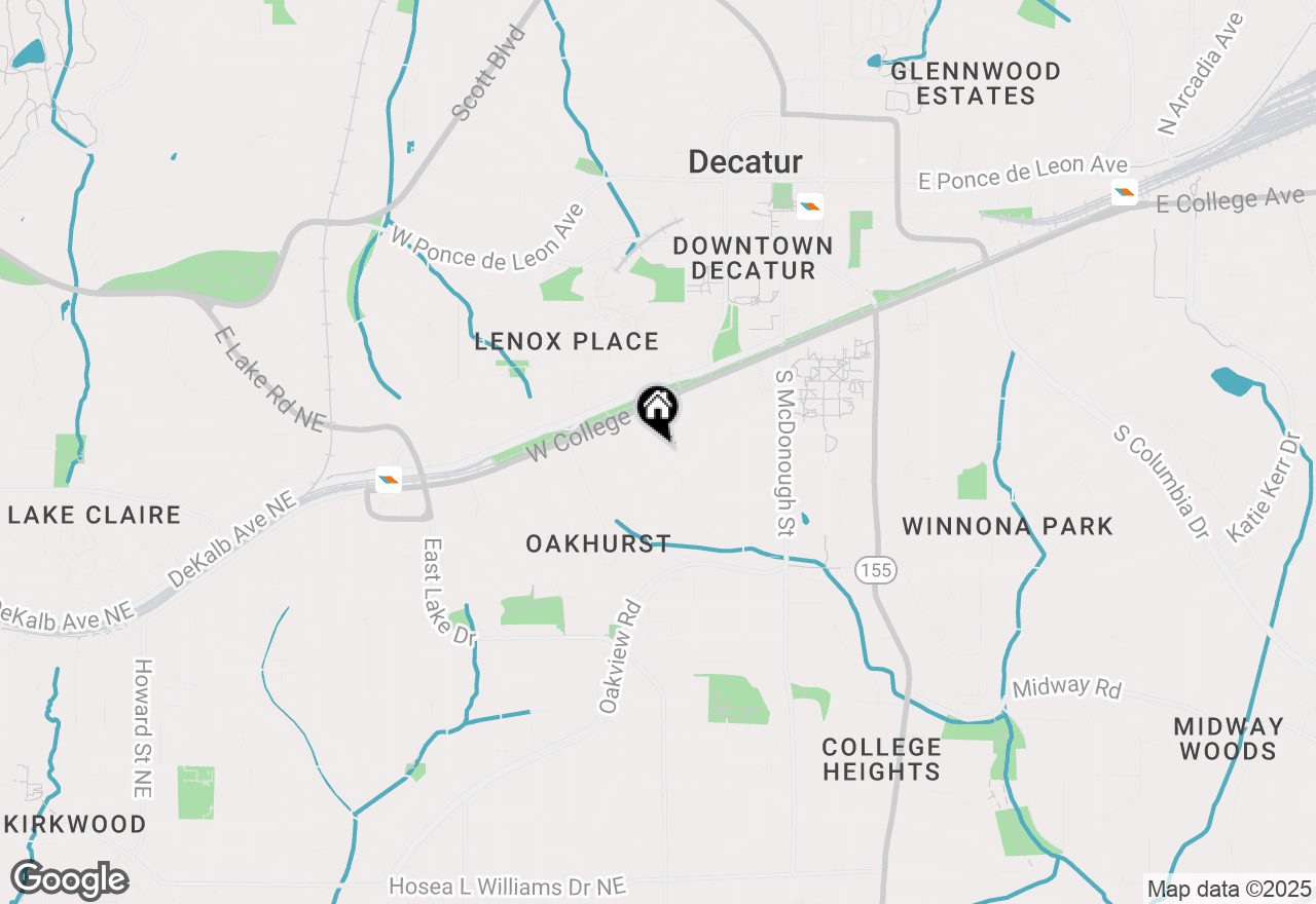 Map of 148 Greenwood Pl, Decatur, GA 30030
