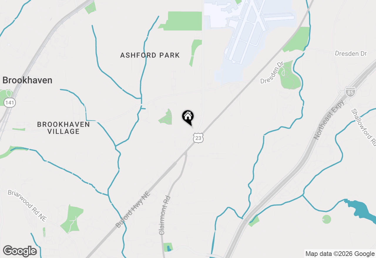 Map of 1956 Skyfall Circle Ne, Atlanta, GA 30319