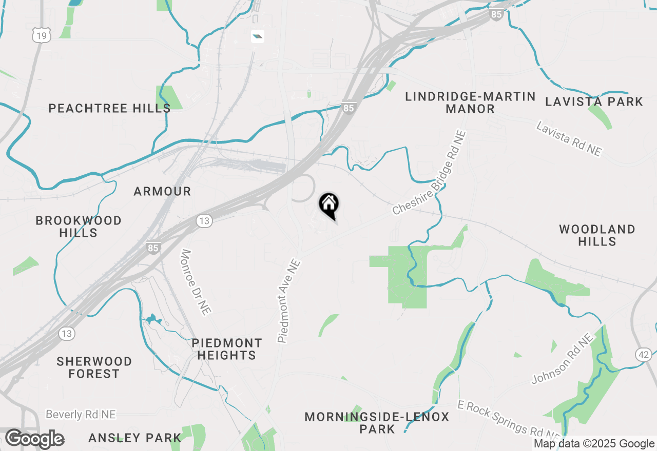 Map of 2018 Manchester Street Ne, Atlanta, GA 30324