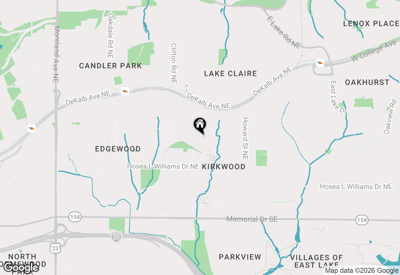 Map of 112 Rogers Street #403, Atlanta, GA 30317