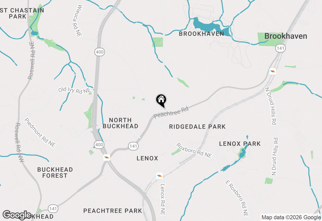Map of 3630 Peachtree Road Ne #2604, Atlanta, GA 30326
