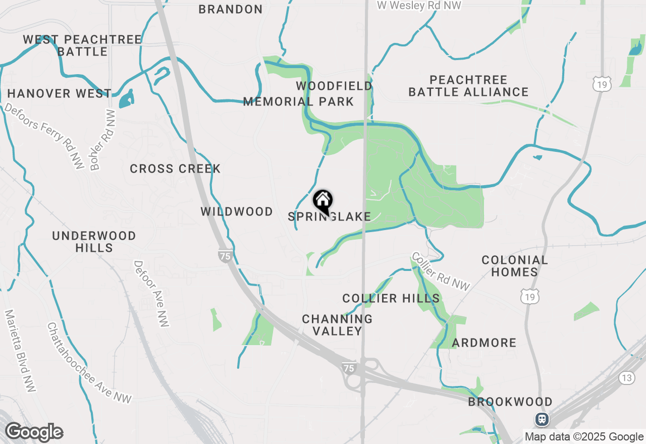 Map of 2120 Mckinley Road Nw, Atlanta, GA 30318