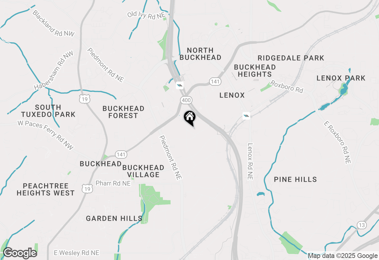 Map of 6 Arc Way Ne, Atlanta, GA 30305