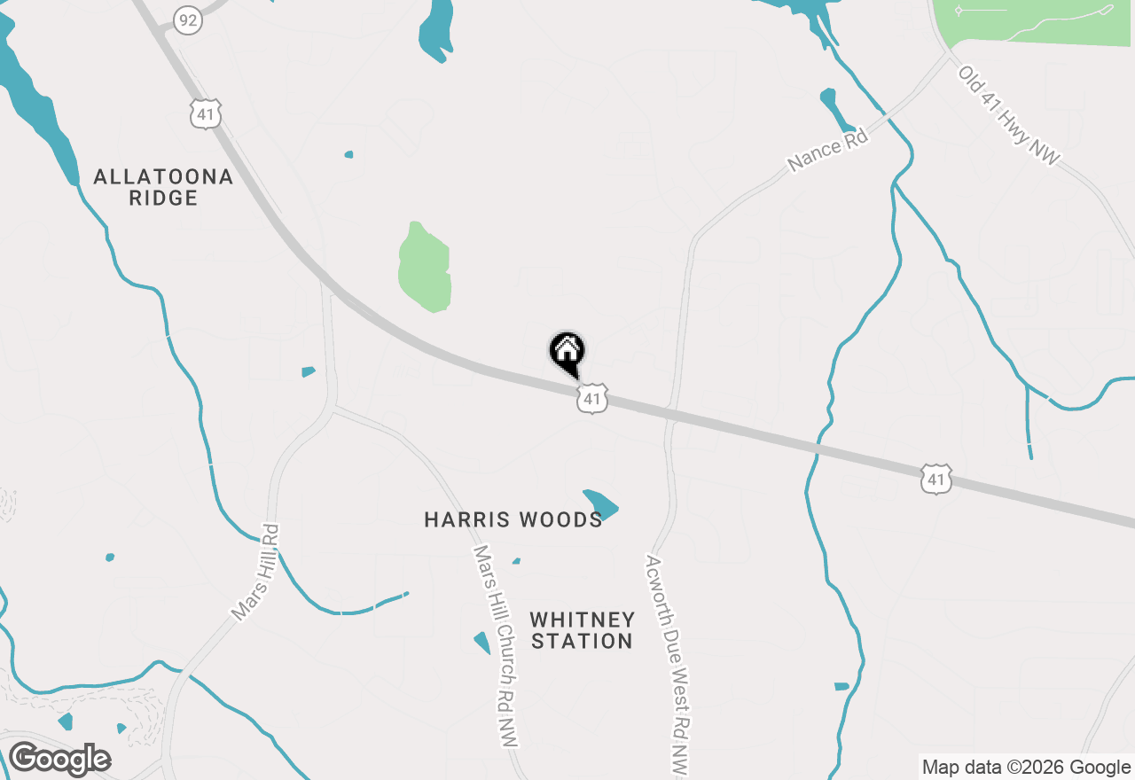 Map of 0 Cobb Parkway, Acworth, GA 30101