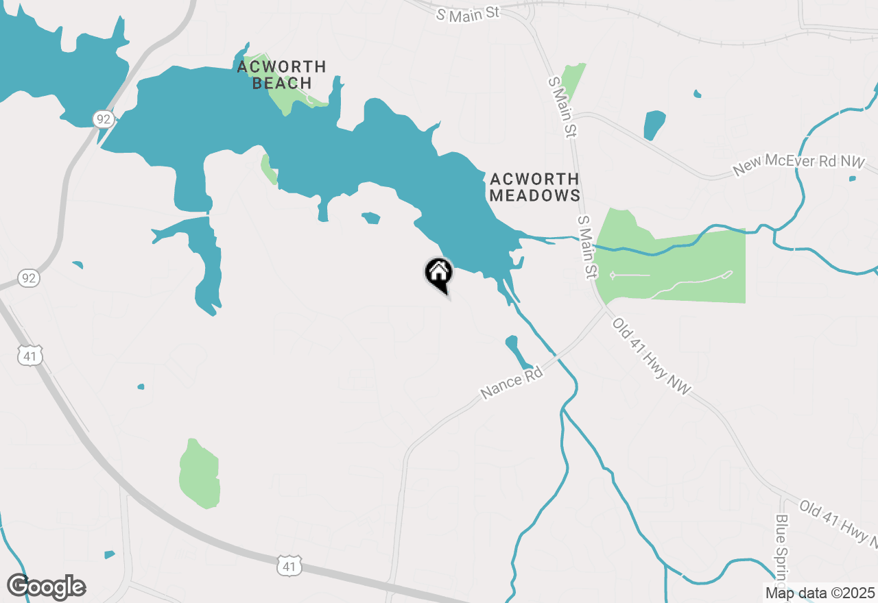 Map of 3949 Golflinks Drive Nw, Acworth, GA 30101