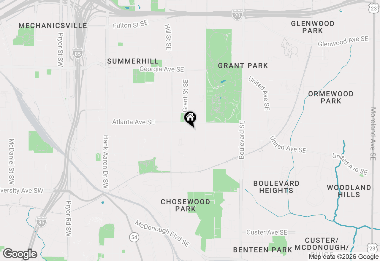 Map of 360 Kendrick Avenue Se, Atlanta, GA 30315