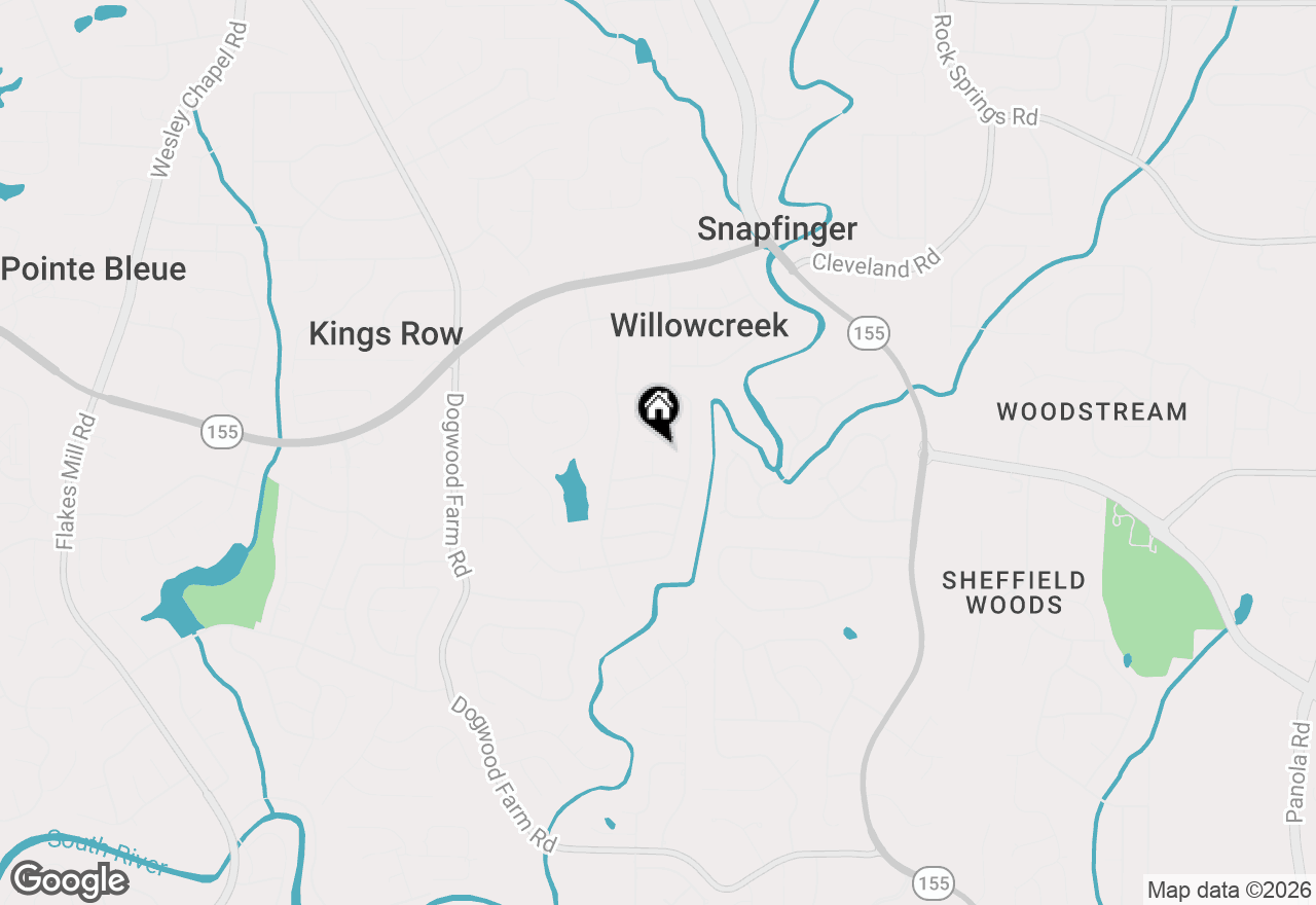 Map of 3534 Basswood Court, Decatur, GA 30034