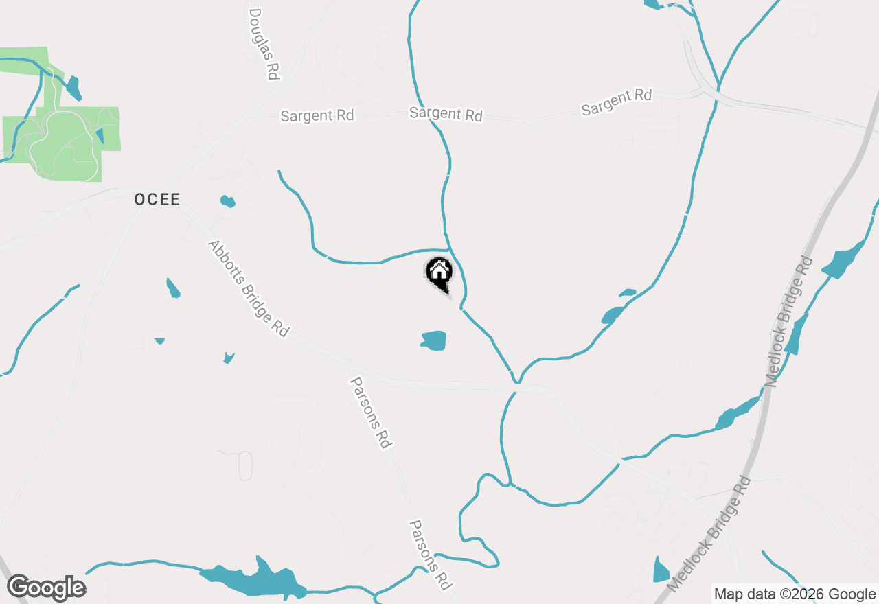 Map of 11415 Donnington Drive, Johns Creek, GA 30097