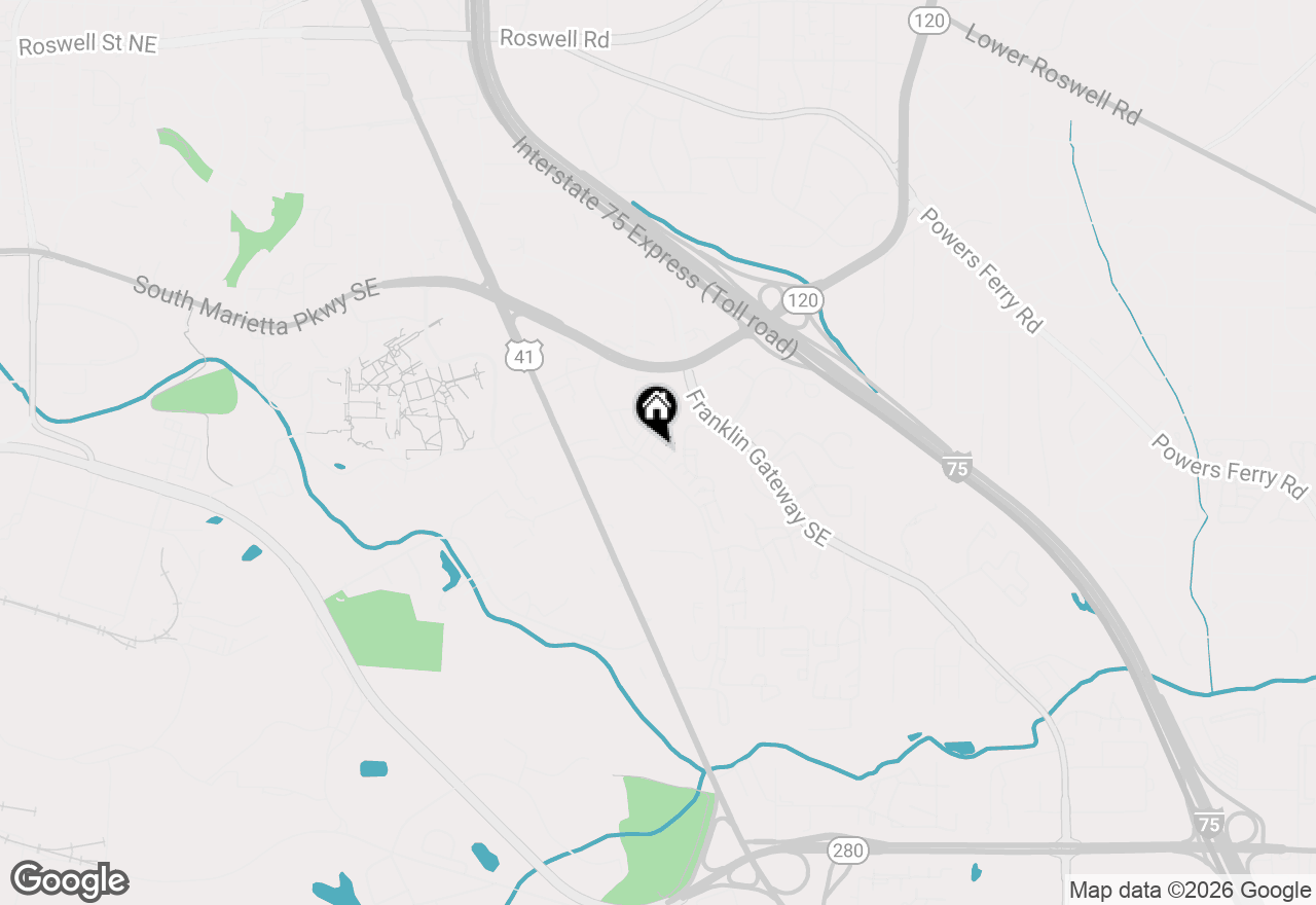 Map of 964 Allegro Park, Marietta, GA 30067