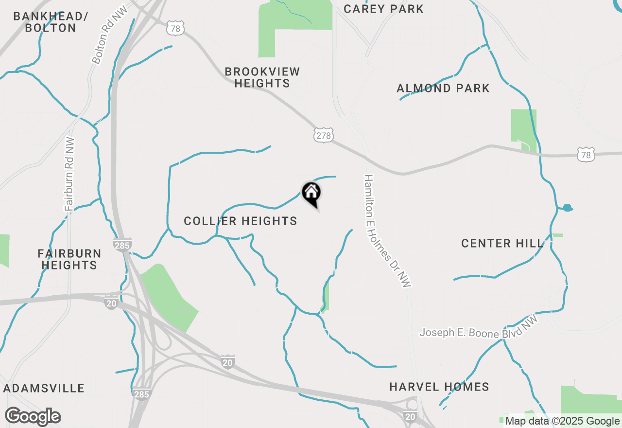 Map of 2783 Nw Old Know Drive, Atlanta, GA 30318