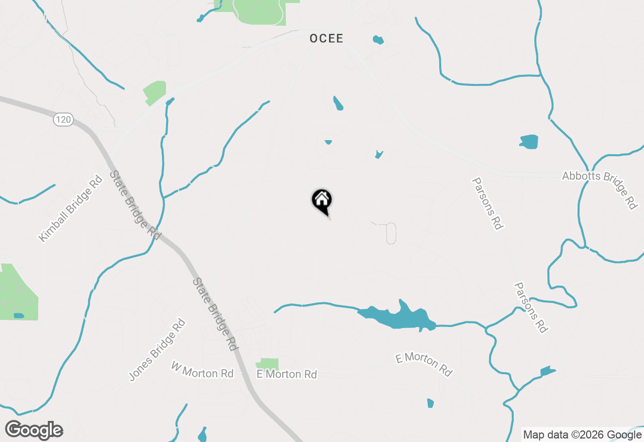 Map of 5020 Cinnabar Drive, Johns Creek, GA 30022