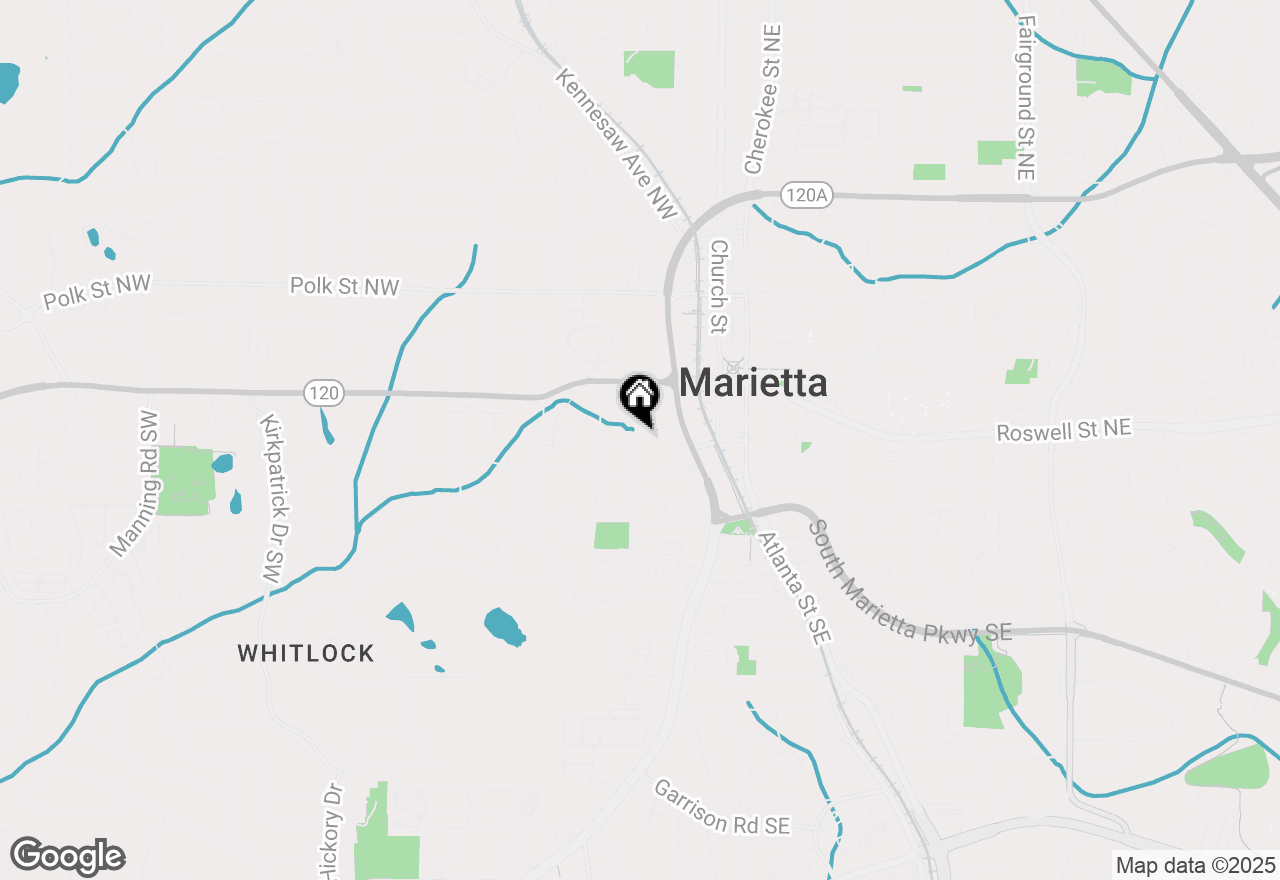 Map of 195 Wright Street Sw, Marietta, GA 30064