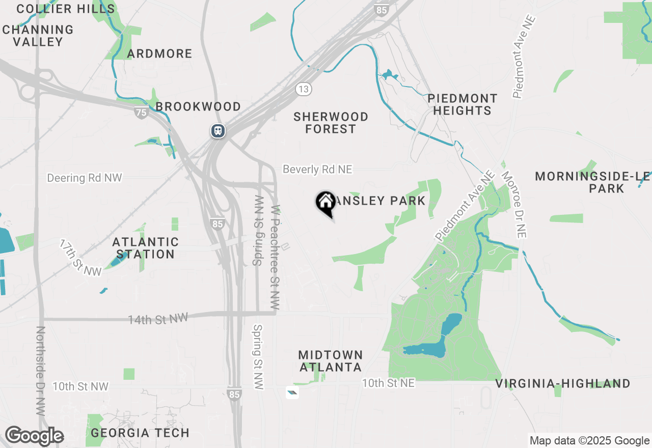 Map of 123 Peachtree Circle, Atlanta, GA 30309