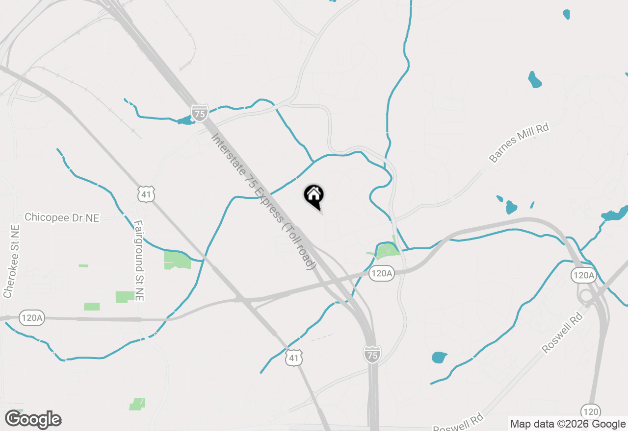 Map of 165 Bankston Road #A, Marietta, GA 30062