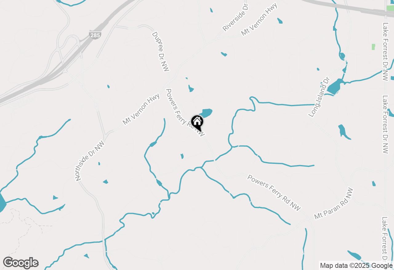 Map of 5274 Powers Ferry Road Nw, Sandy Springs, GA 30327