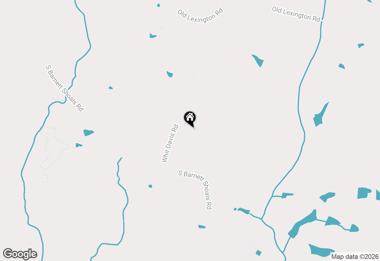 Map of 200 Hidden Spring Way, Athens, GA 30605