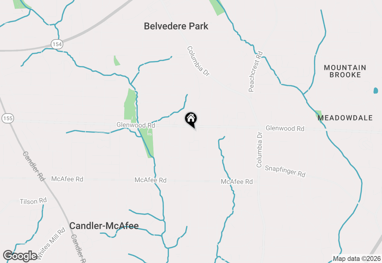 Map of 3815 Glenwood Road, Decatur, GA 30032
