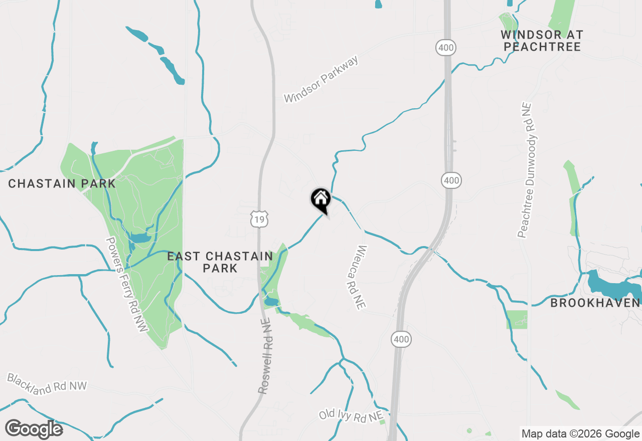 Map of 4260 Beverly Lane Ne, Atlanta, GA 30342